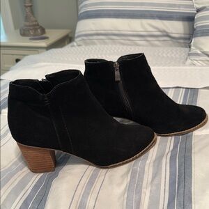 Black Suede Booties